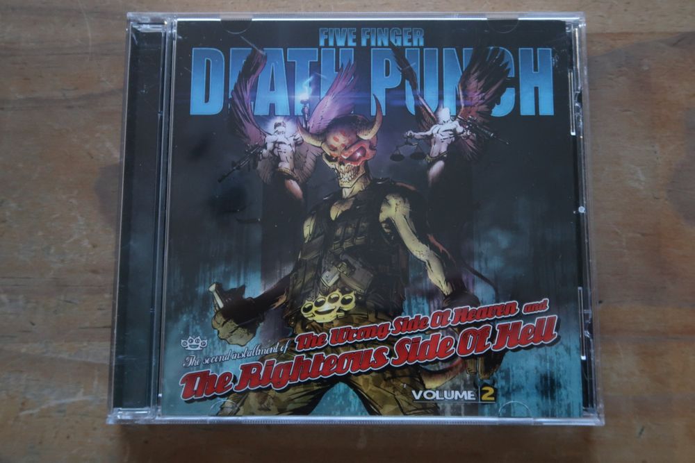 FIVE FINGER DEATH PUNCH THE WRONG SIDE OF HEAVEN CD (Gebraucht) in