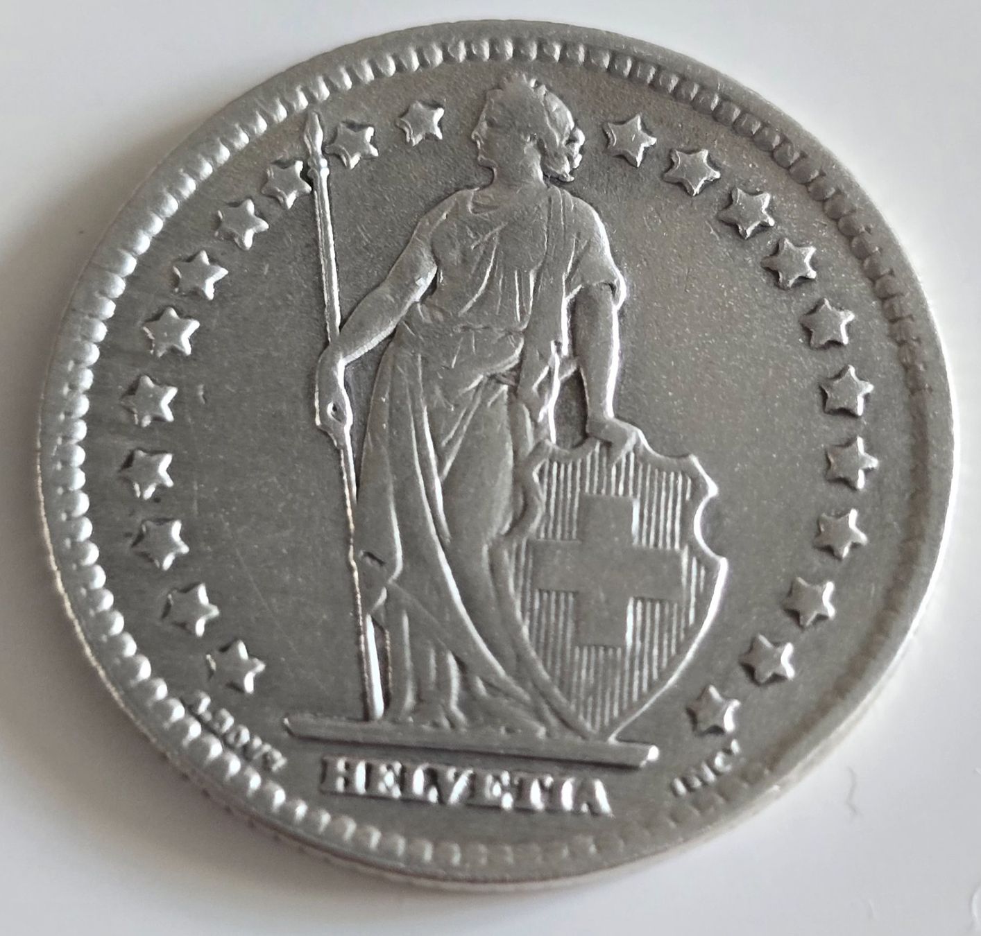Tutti le monete: 1 Franken 1932 Silber gute Erhaltung – Usato da Duebendorf venduto da Dguguseli 1