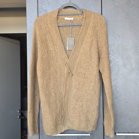🐸 NILE STRICKJACKE XS MIT MOHAIR CAMEL