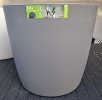 Pflanztopf Ella Ø 40 H 35 cm mit Rollen Grau 36L