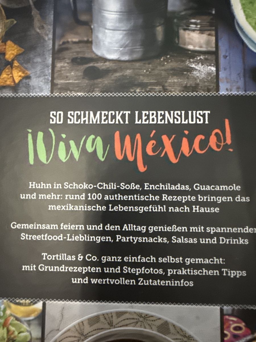 Libri: Fiesta! Das Mexiko Kochbuch – Nuovo (secondo la descrizione) da Horgen venduto da sim_ksn9 1