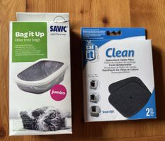 Savic Jumbo Beutel + Catit Filter - Alles fürs Katzenklo