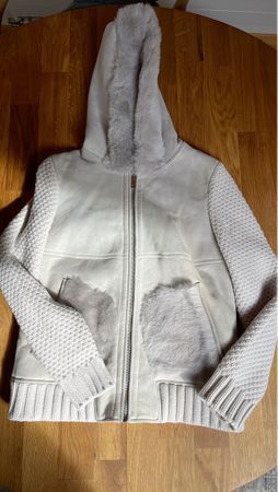 Lisa Conté Shearling Jacke, Grösse 36
