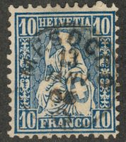 CH - Sitz. Helvetia - Zst. Nr. 31 - Mesocco GR