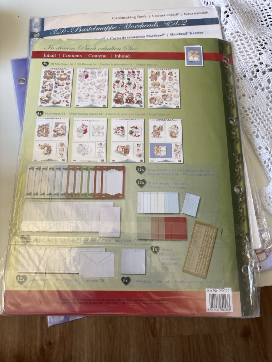 Kit bricolage: 36x 3D-Karten zum basteln  – Nuovo e nell'imballaggio originale da Amriswil venduto da SCHLOSSGEISTLI 1