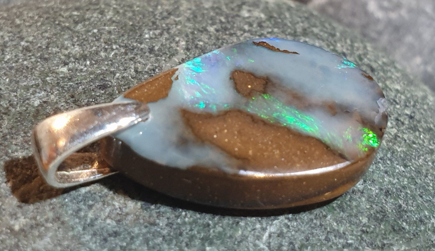 Ciondoli: Anhänger Boulder Opal. – Nuovo (secondo la descrizione) da Niederbüren venduto da Raphael014 5