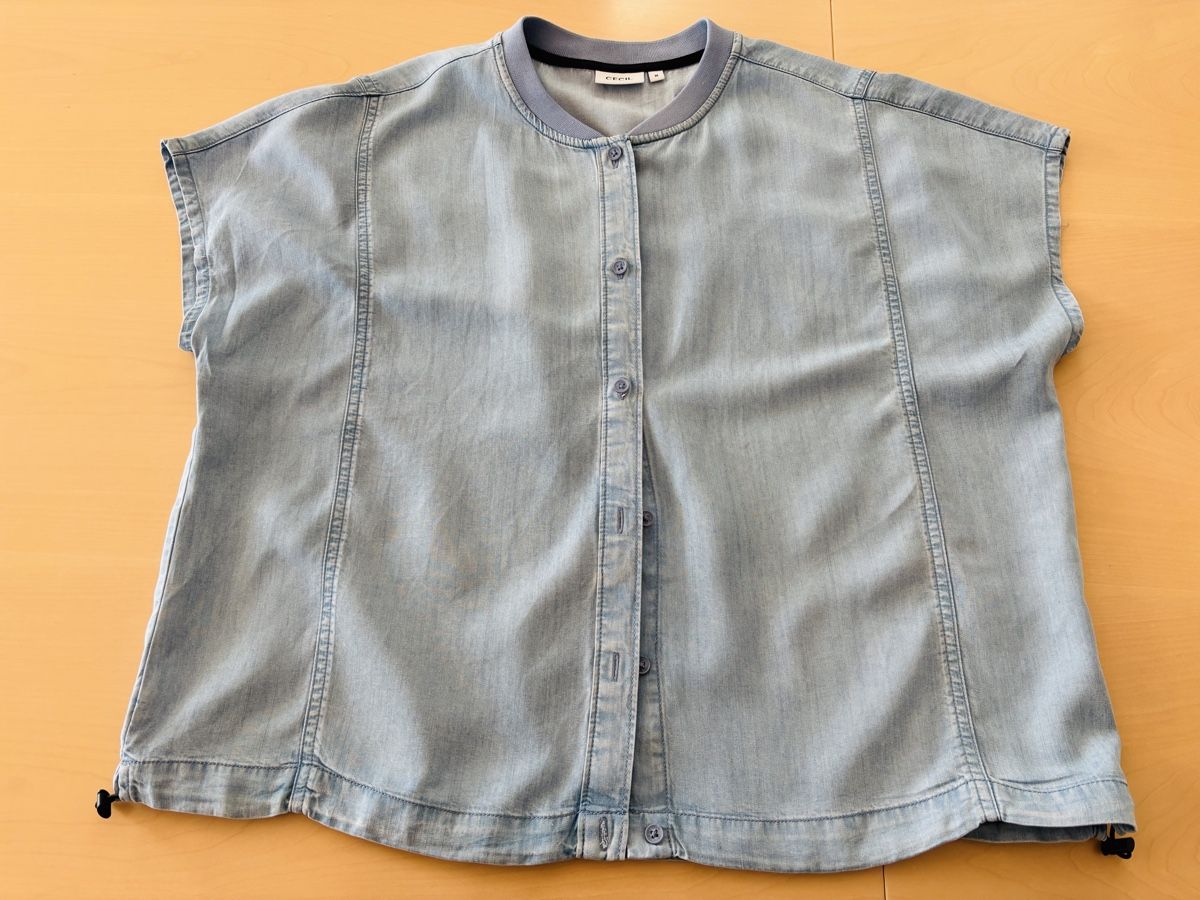 Cecil Camicette: Damen Bluse Cecil hellblau Kurzarm Grösse M - NEU – Nuovo (secondo la descrizione) da Ennetbürgen venduto da Evelyne_G