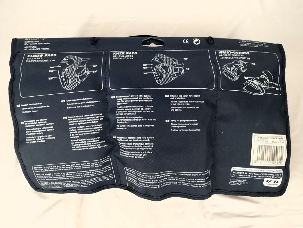 Salomon Protezioni & Imbottiture: SALOMON Inline Schoner 3-er Pack – Usato da Schübelbach venduto da Restwert_Schubelbach 1