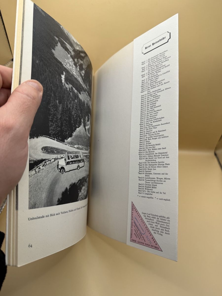 Libri: Das Münstertal - Schweizer Heimatbücher Schweizer – Usato da Genève venduto da sho_67qj 6