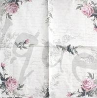 Serviette love letter vintage (1476) 3Stk.