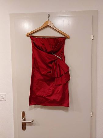 Cocktailkleid, weinrot