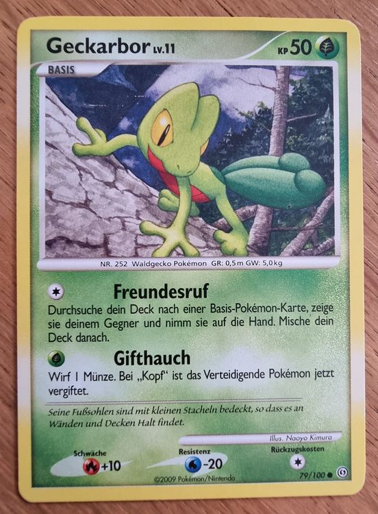 Pokémon Geckarbor DE 79/100 (Gebraucht) in Roggwil BE für CHF 2.2 – mit ...