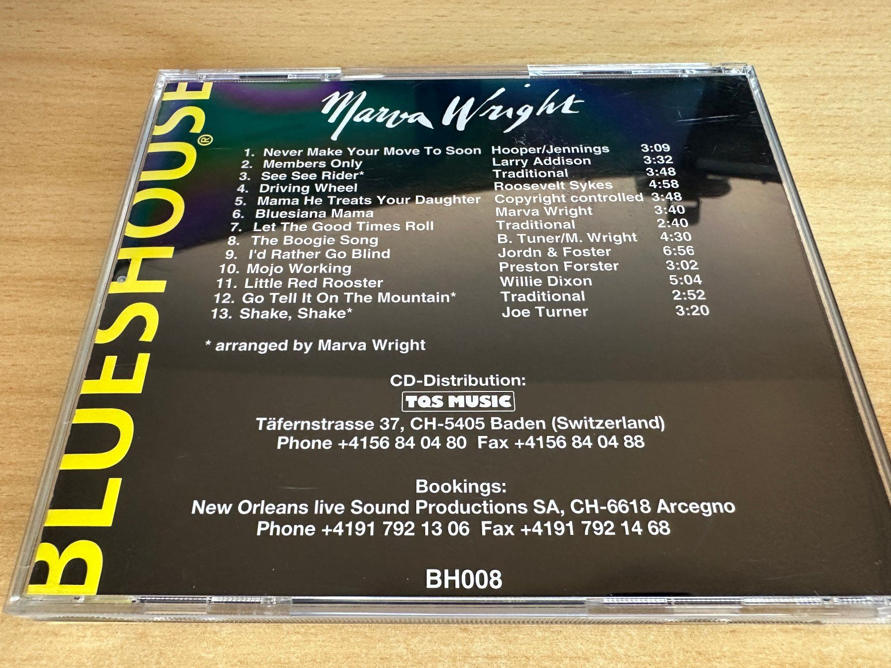 CD: E5 Marva Wright – Marva Wright – Usato da Rikon im Tösstal venduto da Alpenmutz 1