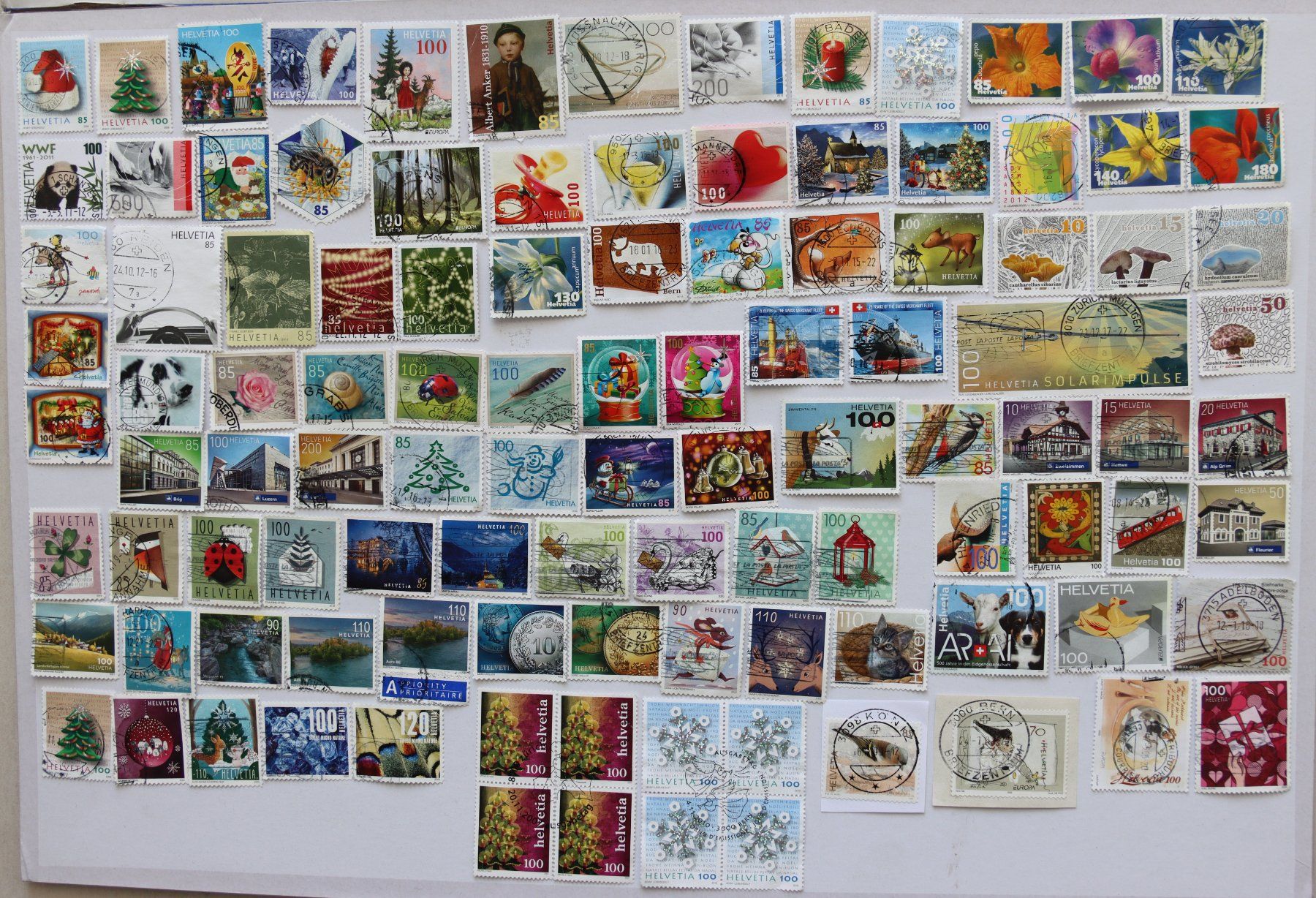 Tutti i francobolli: Briefmarken CH 2001 bis Neuere – Usato da Oberentfelden venduto da lakipul 2