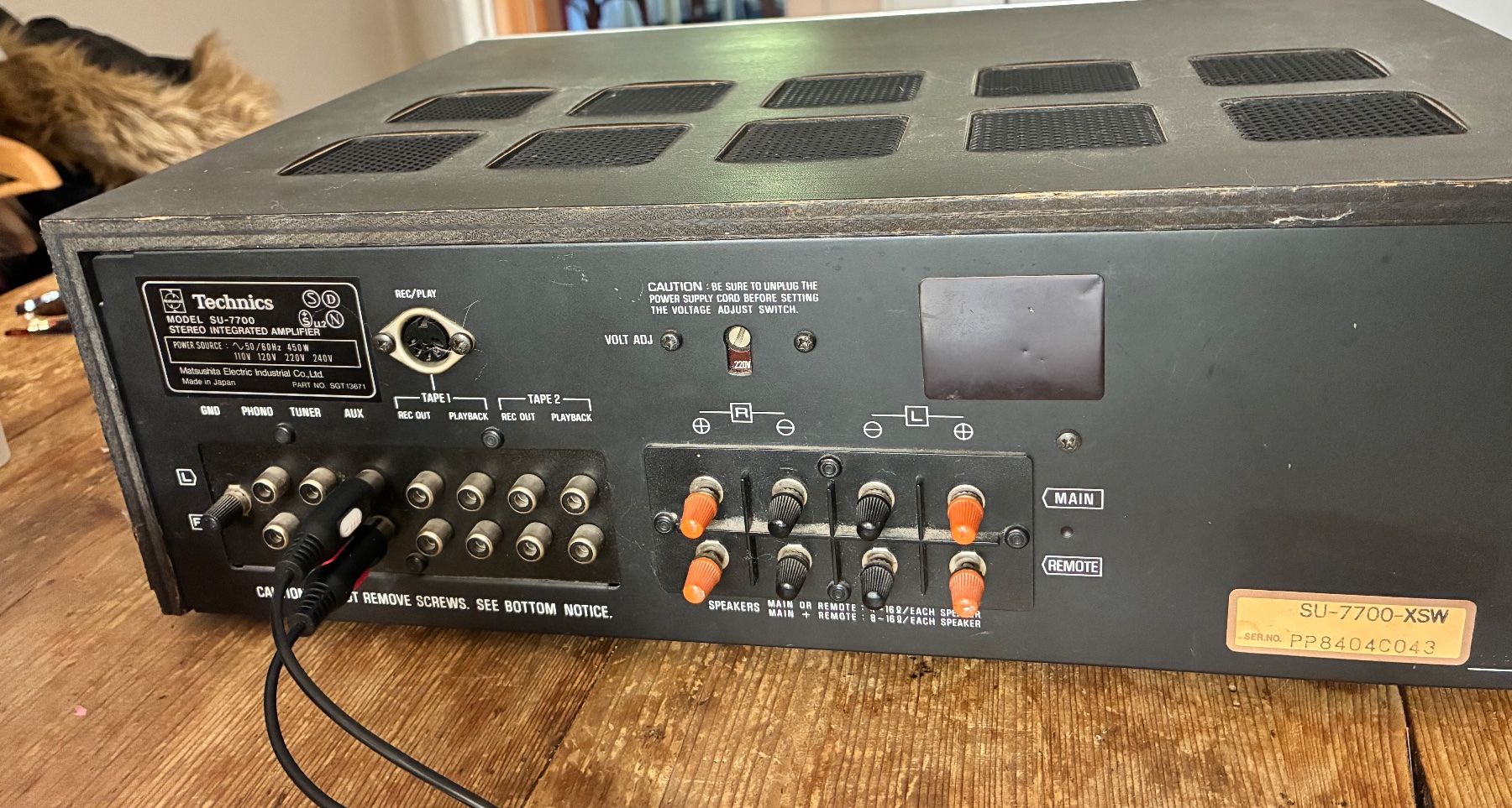 Verstärker: Technics SU-7700 Stereo Integrated Amplifier silber guter... – Gebraucht aus Bern von malewitsch01 2
