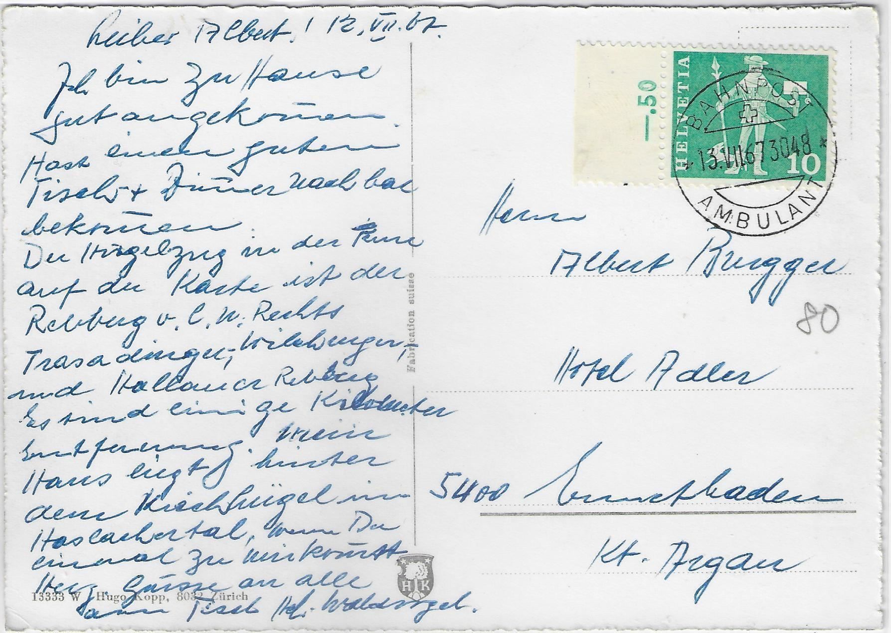 Grafiken & Lithographien: Wilchingen im Weinland SH – Antik aus Ettingen von Kartenplanet 1