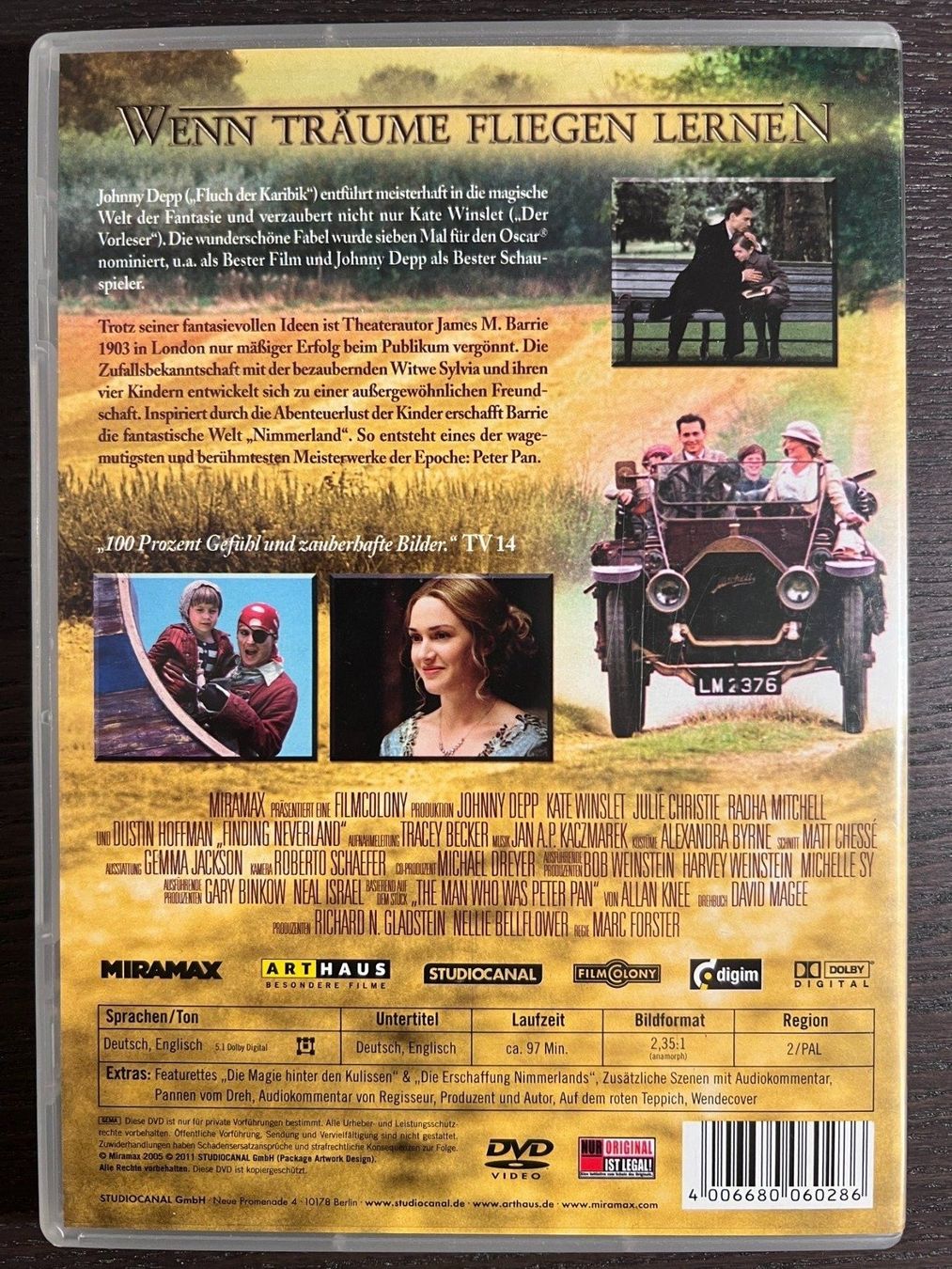 Alle DVDs: Wenn Träume fliegen lernen – Gebraucht aus Zürich von FilmFreunde 1