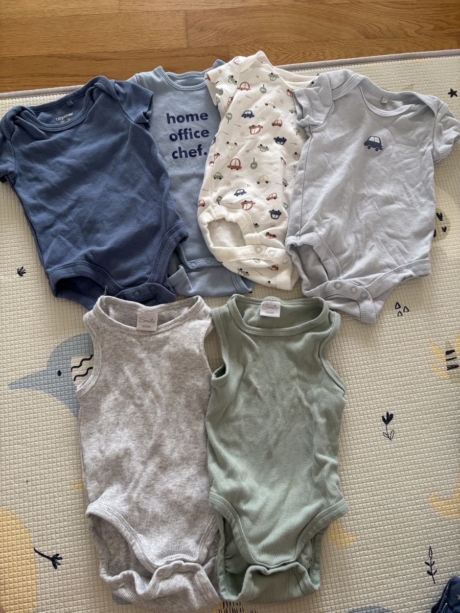 Lotti & Set di vestiti: 7 Bodys Grösse 62/68 – Usato da Lyss venduto da Prinzess99