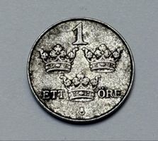 Pièce 1 Ore Suède 1918 bon état