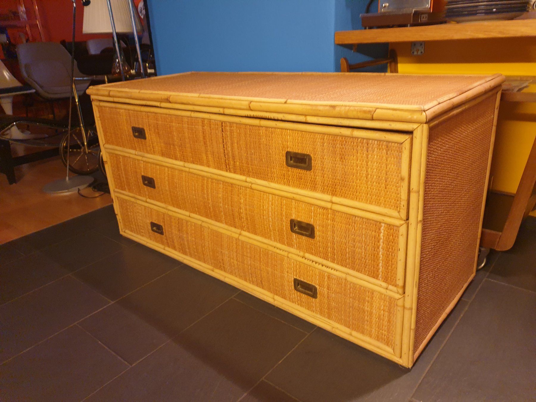Kommoden: Dal Vera 70's Rattan Sidebord / Kommode – Gebraucht aus rebstein von spacy73 1