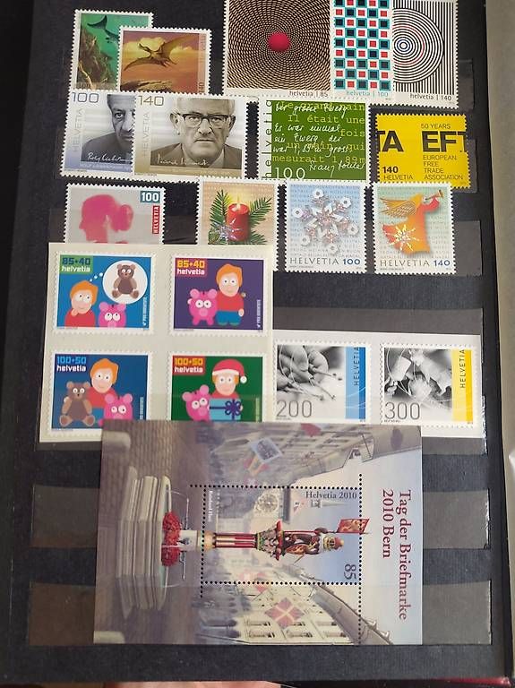 Tutti i francobolli: Jahresserie 2010 Post Briefmarken postfrisch – Nuovo (secondo la descrizione) da Wohlen AG venduto da gnabbr 1