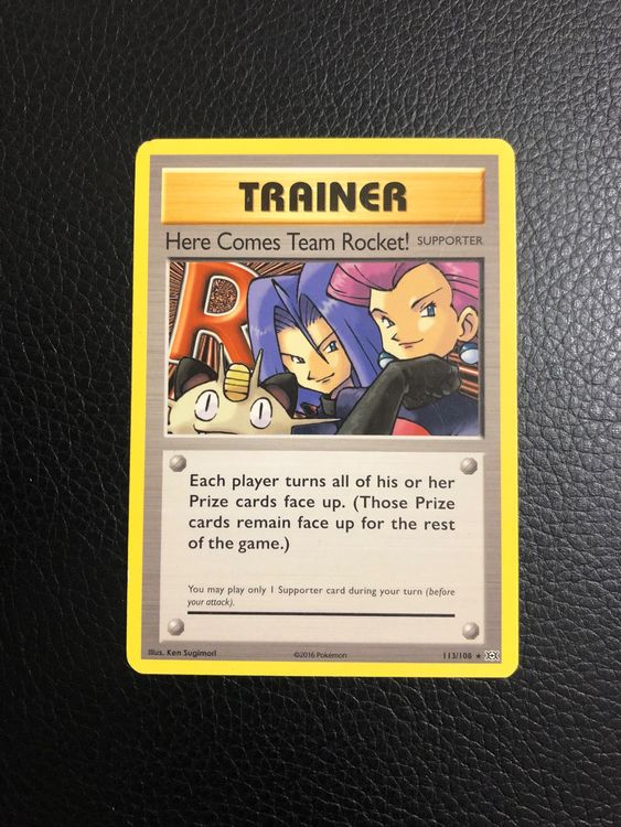 XY Evolutions Team Rocket 113/108 Secret Rare Ab 1 (Gebraucht) in ...