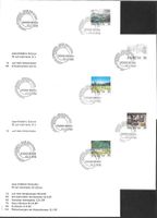 9 FDC 943-951 Serie Einzelmarken ET 10.3./8.9.1998