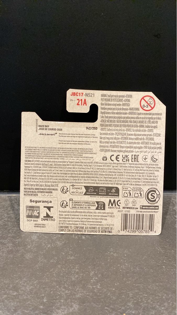 Hot Wheels Modellini d'auto: Hot Wheels McLaren W1 – Nuovo e nell'imballaggio originale da Berg TG venduto da dadukeschlufi 1