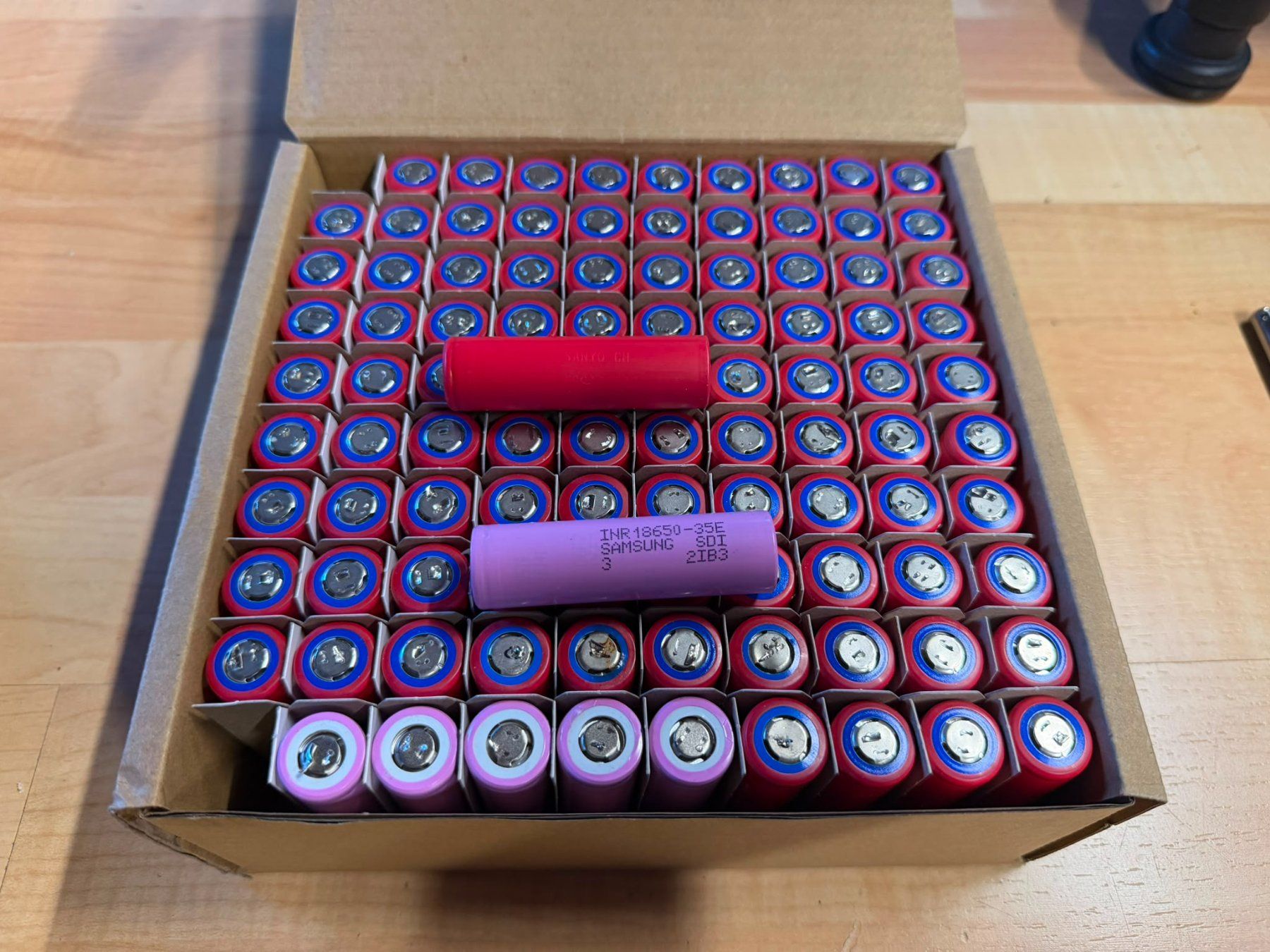 Sanyo Batterie: 100x 18650 3500mAh Zellen – Usato da Aristau venduto da SwissVolts_Akkus 1