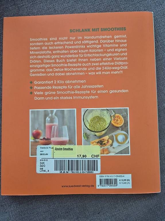 Livres: Abnehm-Smoothies – D'occasion à Niederhasli par mybluefish 1