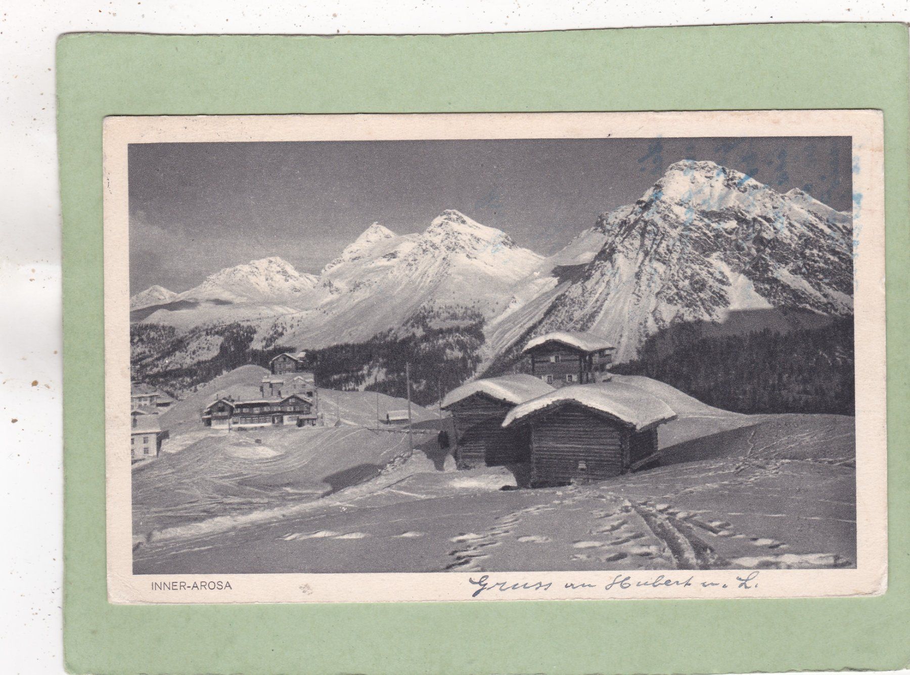 Cartoline postali: Inner Arosa 1917 – Usato da Herisau venduto da Lisegrat2008