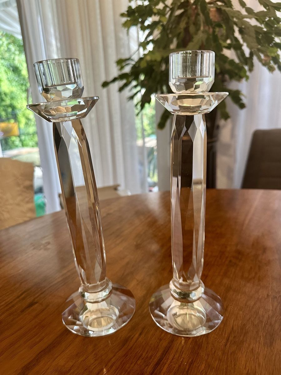 Verres: Kerzenständer kristallglas – D'occasion à Mauren par hav_twd2