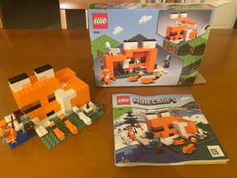 Lego Minecraft 21178 die Fuchs Lodge Komplett mit OVP
