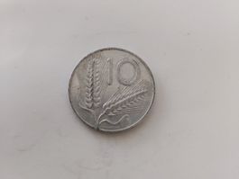 ITALIA MONETA 10 LIRE 1966 SELTEN, SIEHE BILDER