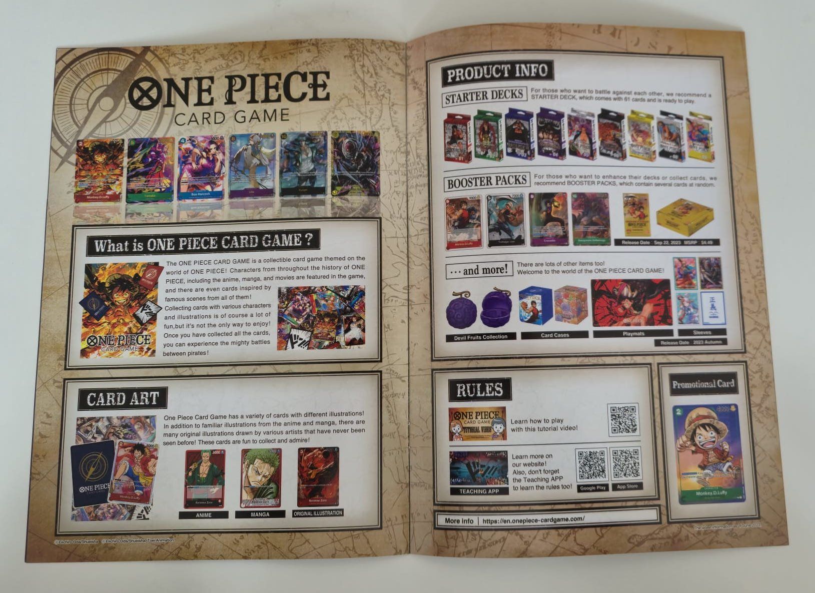 Bandai Carte collezionabili: One Piece Bandai Official Guide Gen Con 2023 – Nuovo e nell'imballaggio originale da Biel/Bienne venduto da DigiPok 4