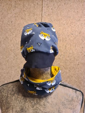 Kindermütze-Loop-Set "Handgemacht"