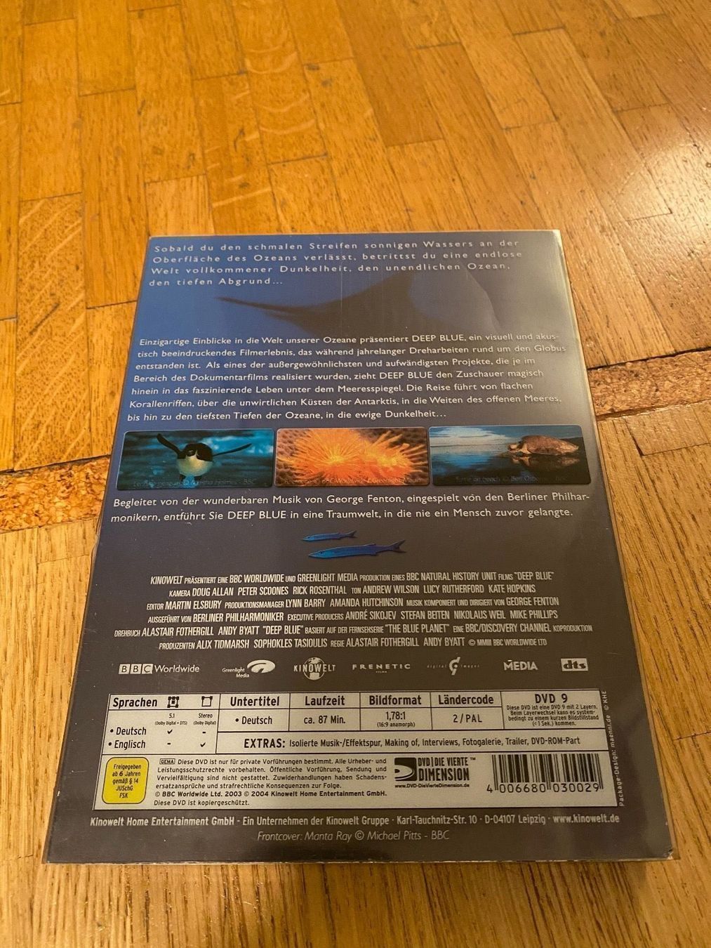 Tutti i DVDs: Deep Blue DVD zu verkaufen – Usato da Zürich venduto da Gobble 1