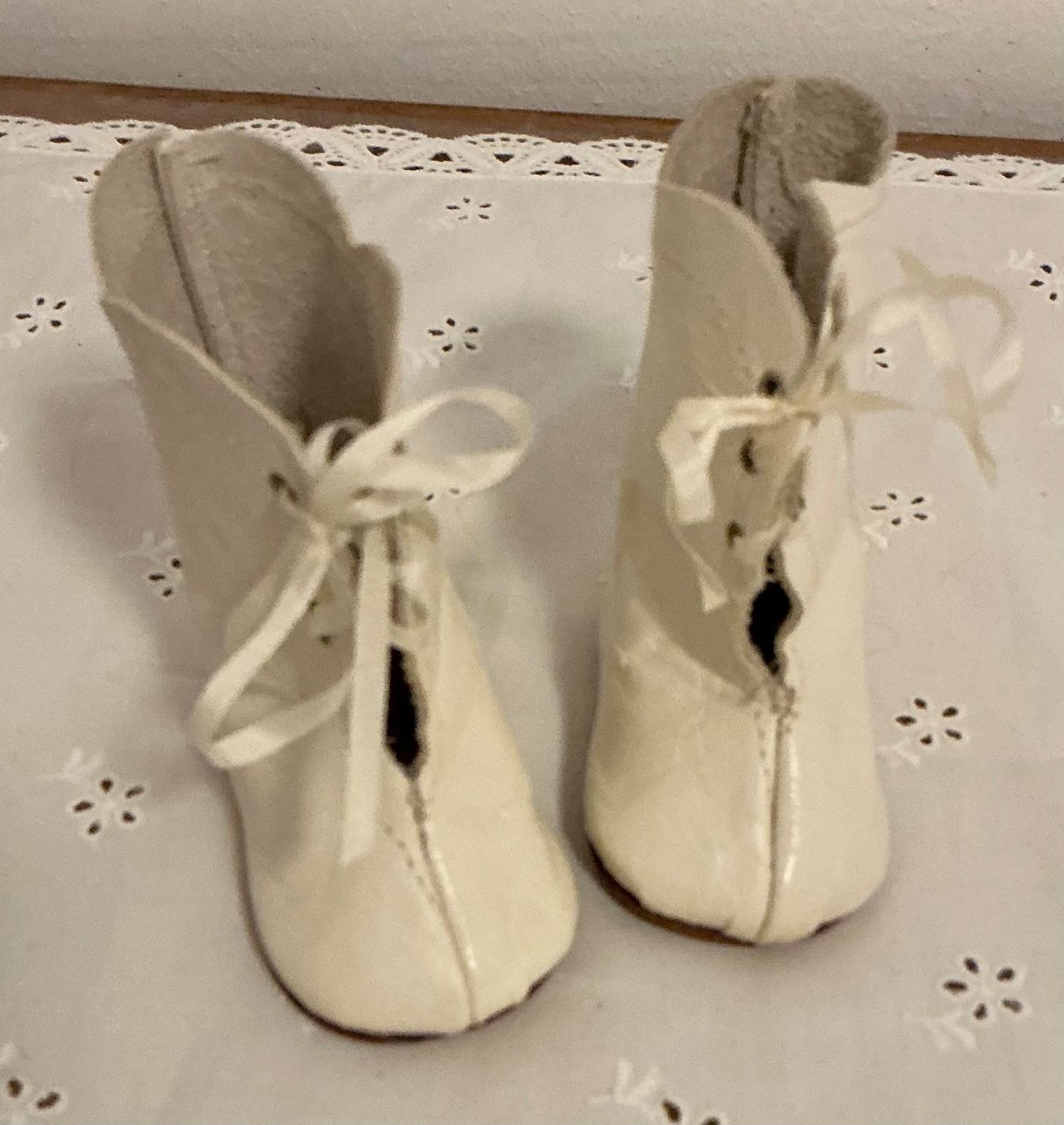 Bambole: ALTE ECHTLEDER PUPPENSTIEFEL – Usato da Zell LU venduto da Silvermemory 2