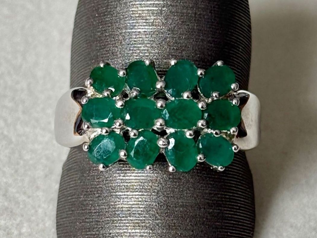 Anelli: Ring Smaragd, Silber 925, Gr. 57, NEU – Nuovo (secondo la descrizione) da Brugg AG venduto da lau_9rvy 2