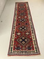 Tapis d'Orient rouge-beige véritable bon état