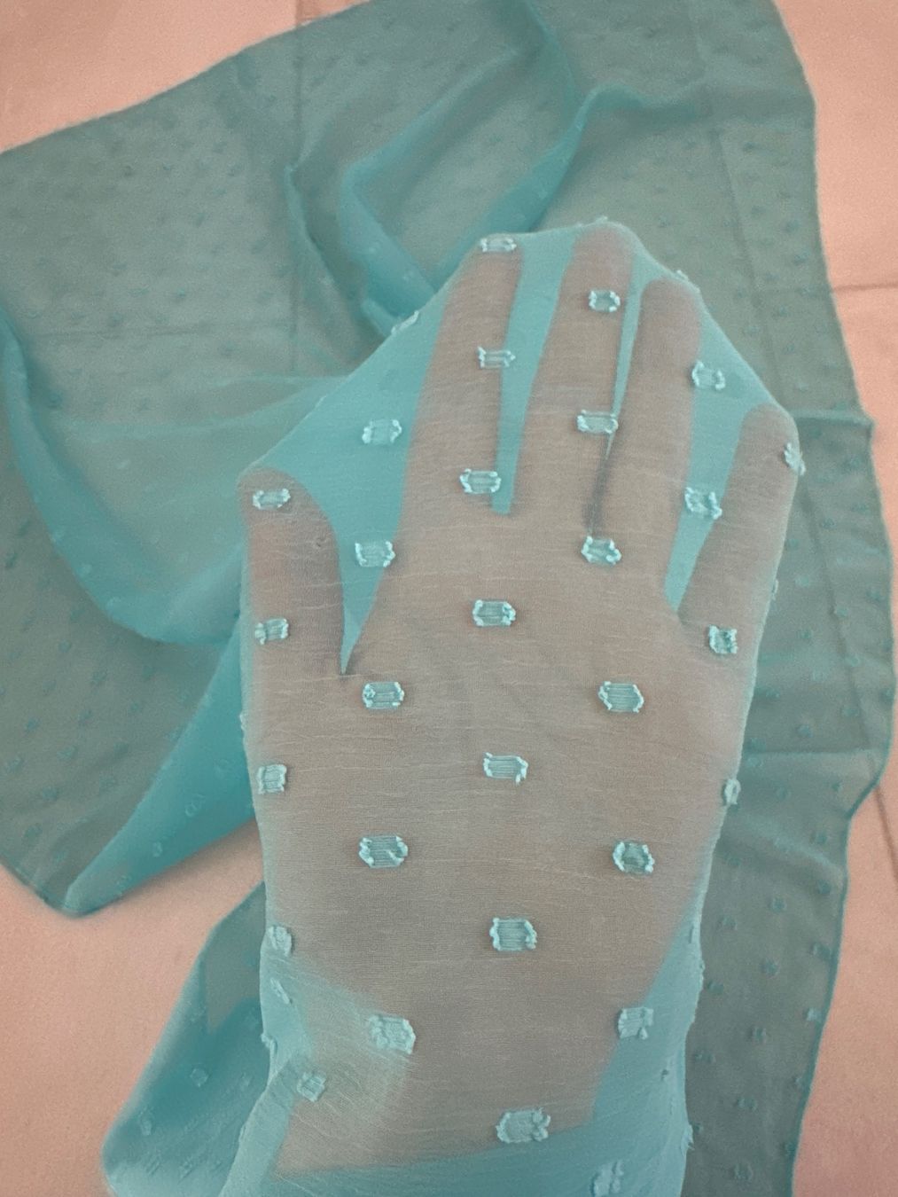 Foulard & Sciarpe: Damen Schal / Tuch blau – Usato da Zug venduto da Hehe 2