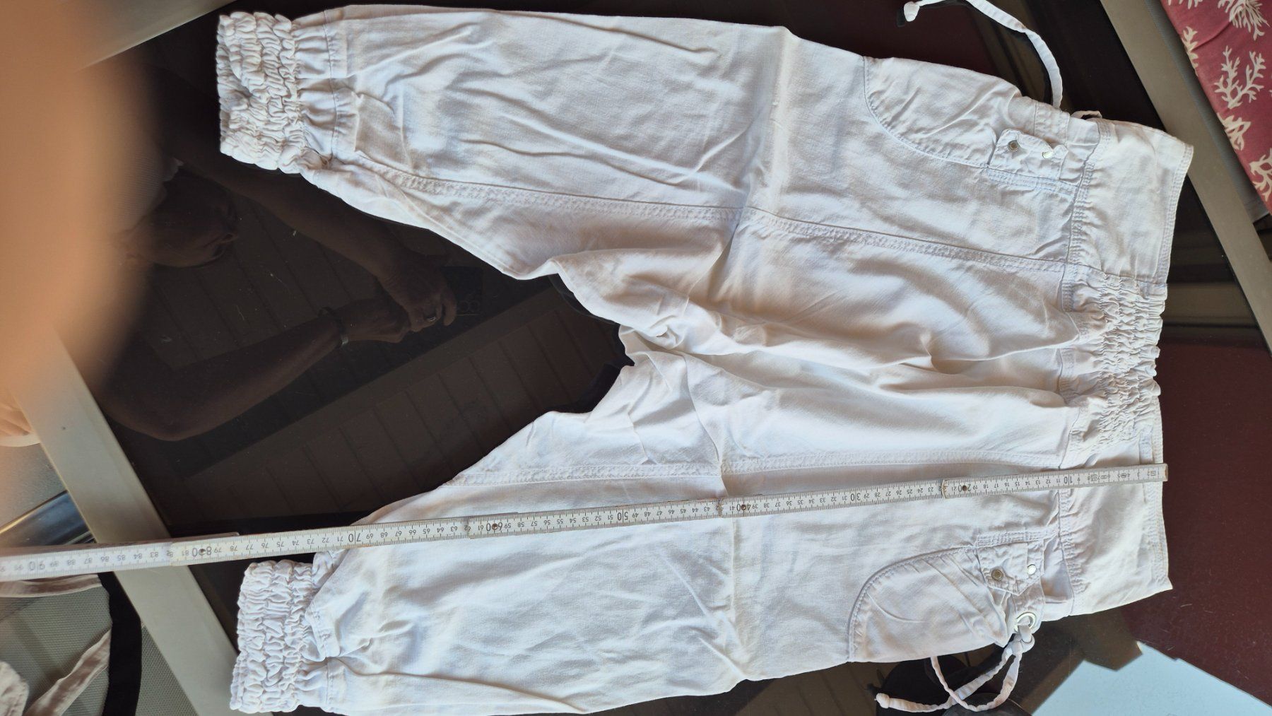 Pantalons: Pantaloni cotone cavallo basso – D'occasion à Gordevio par RUBY104 2