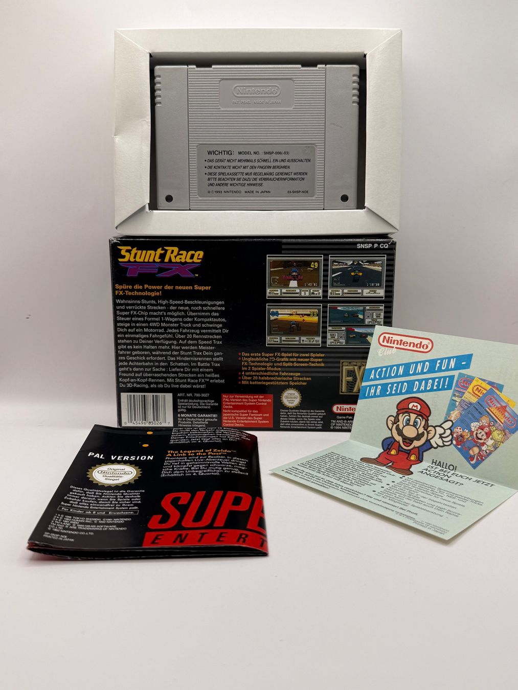 Nintendo Giochi: Stunt Race FX - Super Nintendo SNES - OVP – Usato da Dietikon venduto da gab_qz7y 1