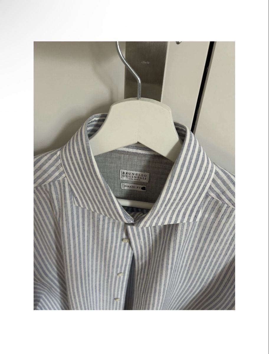 Brunello Cucinelli Camicie: Brunello Cucinelli shirt striped size XL – Usato da Zürich venduto da nat_7wll 1