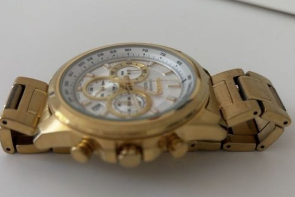 Seiko Orologi: Montre Seiko chronographe dorée – Usato da Font venduto da Stef75 1