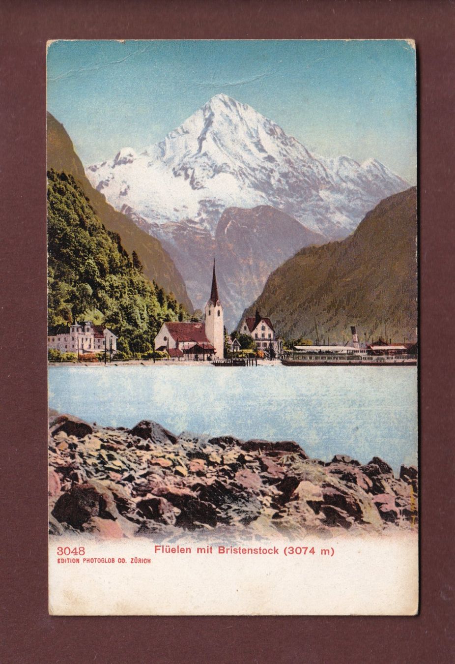 Cartoline postali: FLÜELEN - Bristenstock – Usato da Pully venduto da nicecards