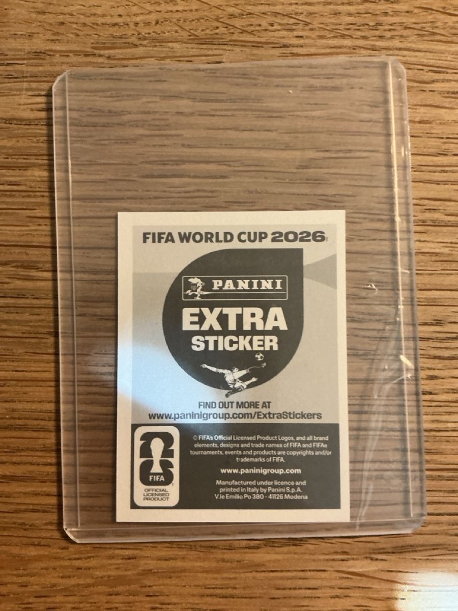 Panini Sammelbilder & Trading cards: Panini Extra Sticker 2026 Silber Federico Valverde  – Neu und originalverpackt aus Zürich von frank.kube 1