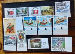 MONACO timbres neufs ** ~1992