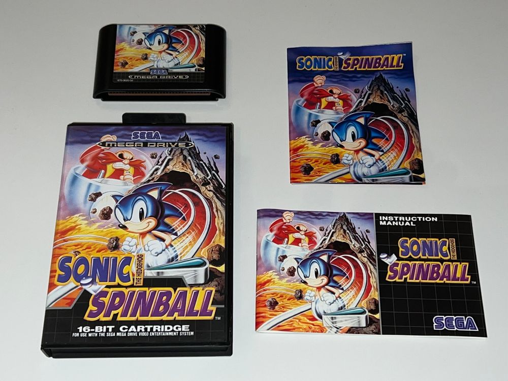 Sega Mega Drive Spiel - Sonic the Hedgehog Spinball (OVP) | Kaufen auf ...