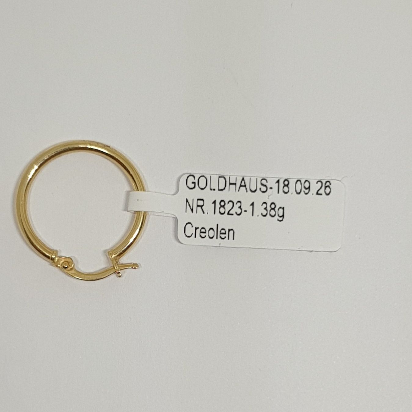 Orecchini pendenti & Orecchini a lobo: Echt 18K Gold Creolen – Usato da Luzern venduto da luzerngoldhaus 2